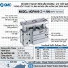 Xylanh dẫn hướng MGPM40 phi 40 chống vặn xoắn LHV Việt Nam