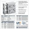 Xylanh khí nén dẫn hướng MGPM16 phi 16mm chống xoay phân phối toàn quốc LHV Việt Nam