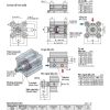 Hình ảnh mô phỏng 3D xylanh khí nén SMC CQ2B25 nòng 25mm chính hãng
