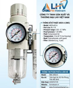 Bộ xử lý khí nén SMC AC20-A chính hãng