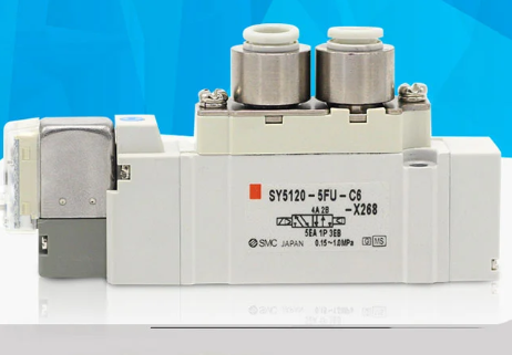 Cấu trúc chi tiết van điện từ SMC SY5220 coil kép Van điện từ SMC SY5220 điều khiển khí nén LHV Việt Nam