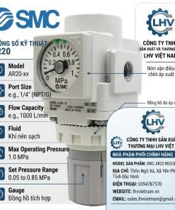 Bộ điều áp SMC AR20 chính hãng.